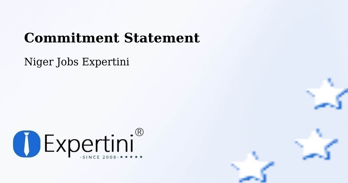Corporate Commitment – Tillabéri - Niger Jobs Expertini